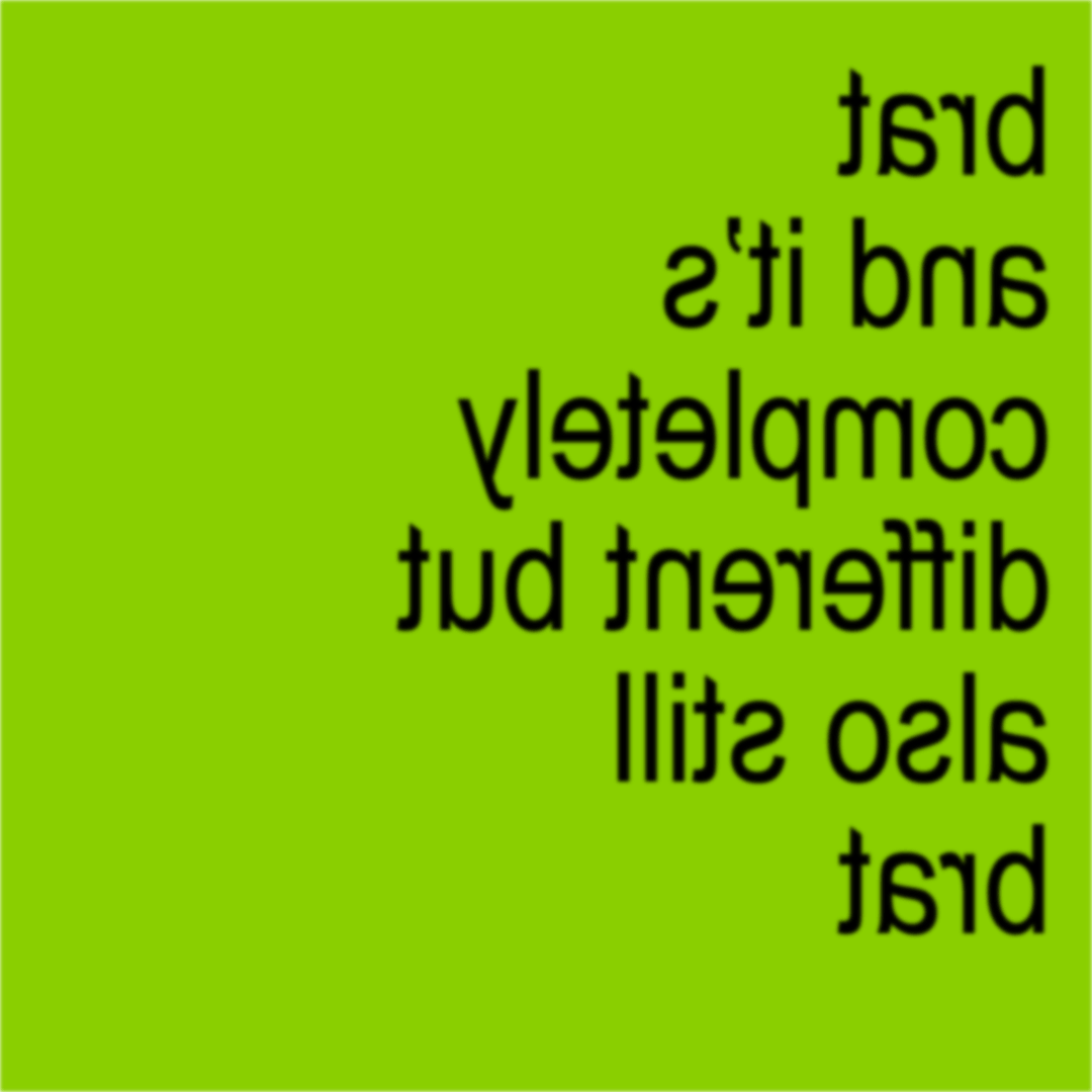 Brat Generator Green Theme Example